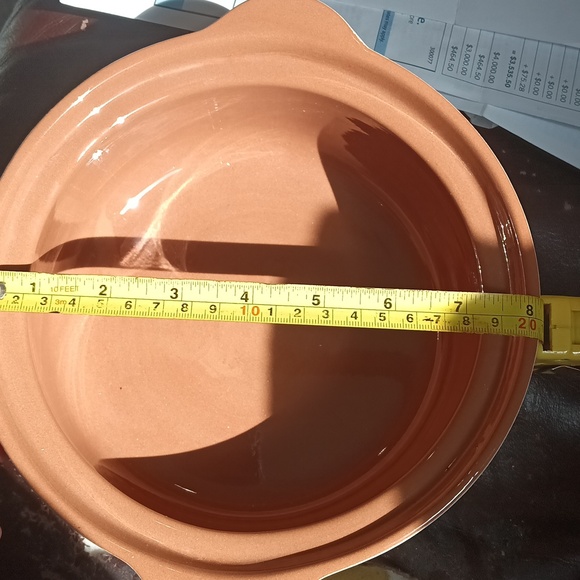 Hand Painted Stangl Pottery Brown Ceramic Casserole Dish...